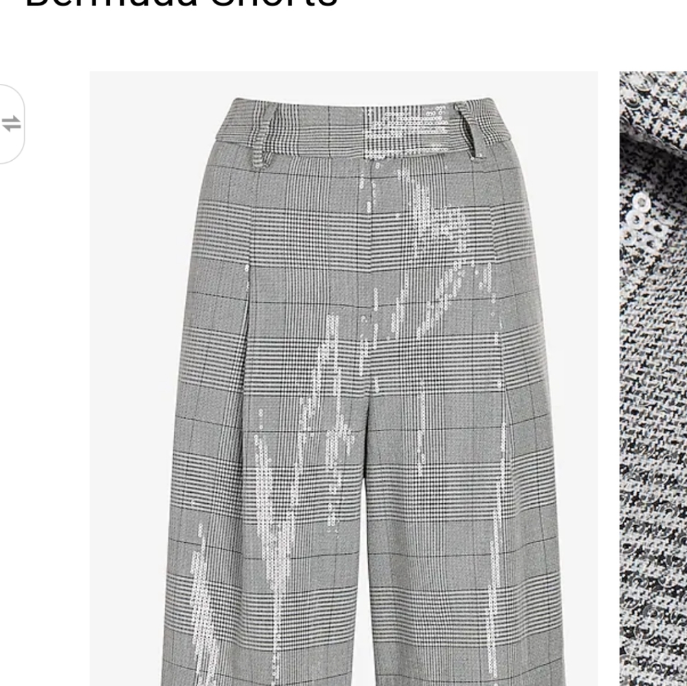 Express Sequin shorts